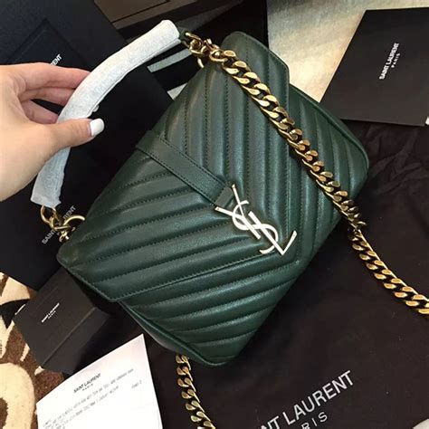 ysl green fur bag|ysl slouch bag.